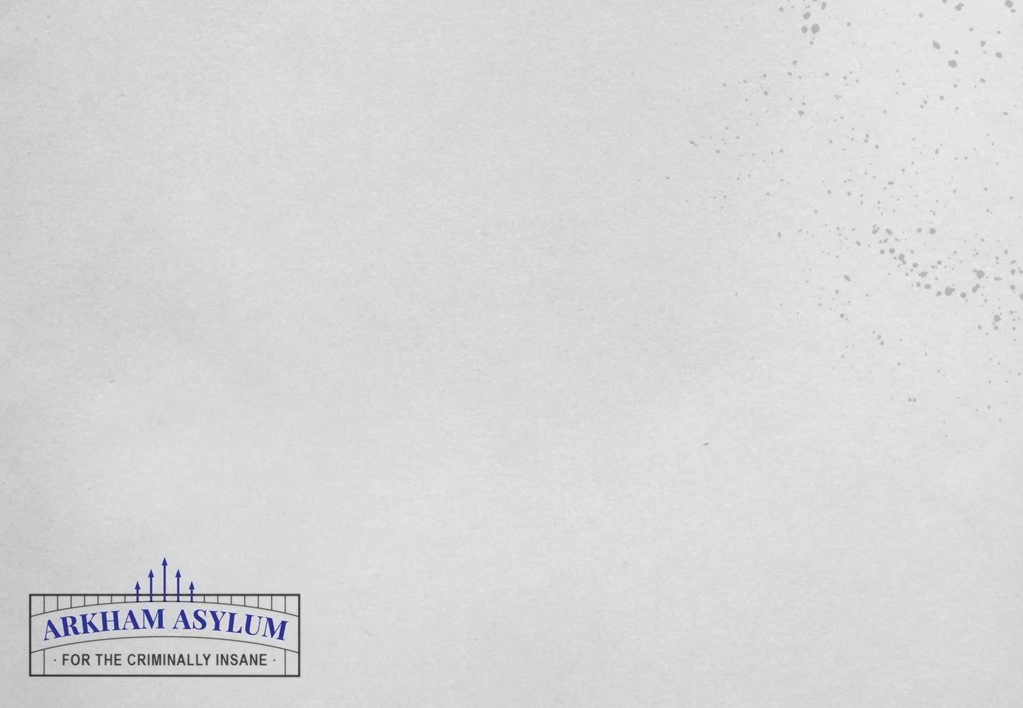 DC Comics: Arkham Asylum Desktop Stationery Set (with Pen)