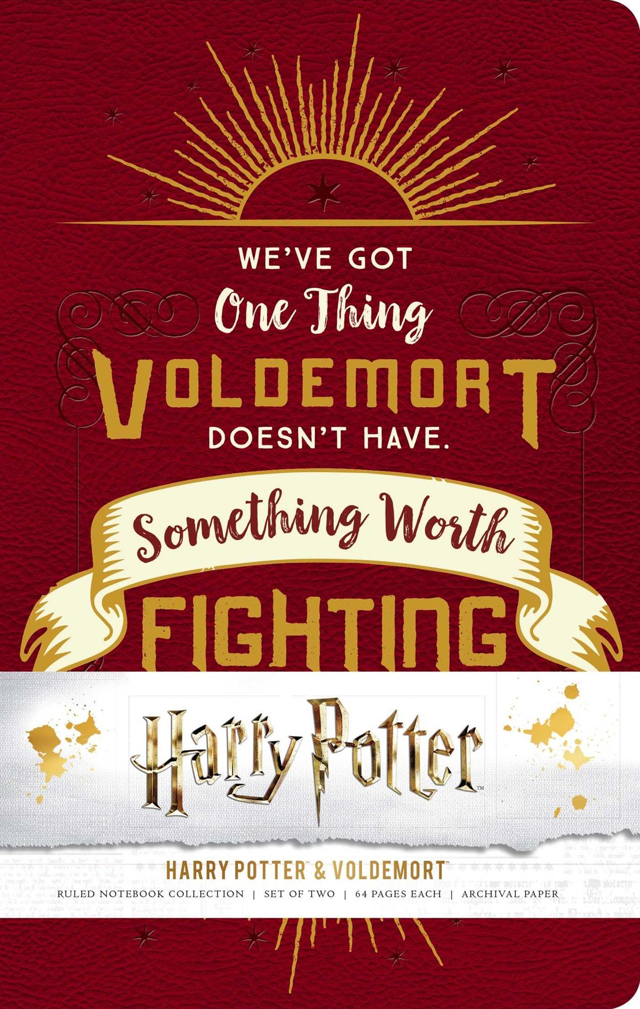 Harry Potter: Character Notebook Collection (Set of 2): Harry Potter and Voldemort