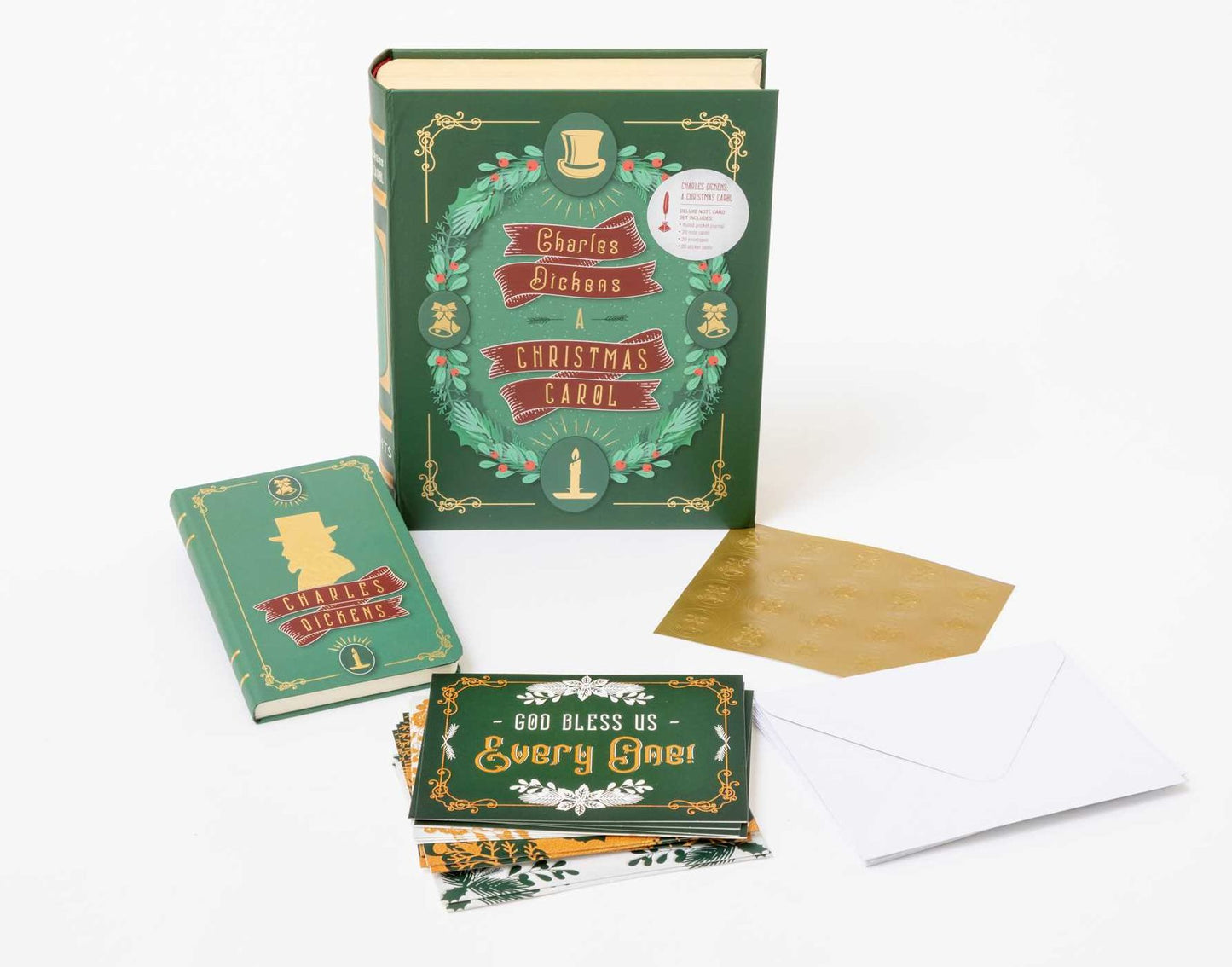 Charles Dickens: A Christmas Carol Deluxe Note Card Set (with Keepsake Book Box)
