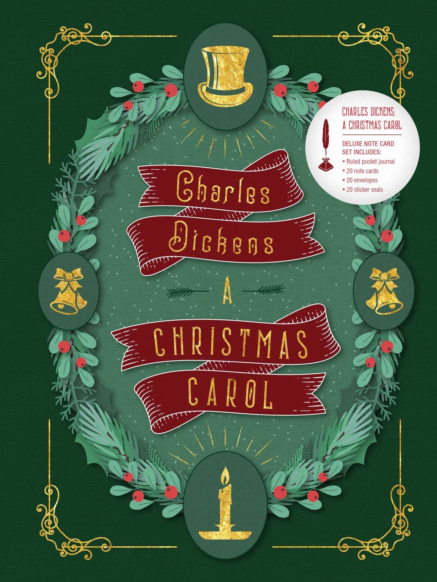 Charles Dickens: A Christmas Carol Deluxe Note Card Set (with Keepsake Book Box)