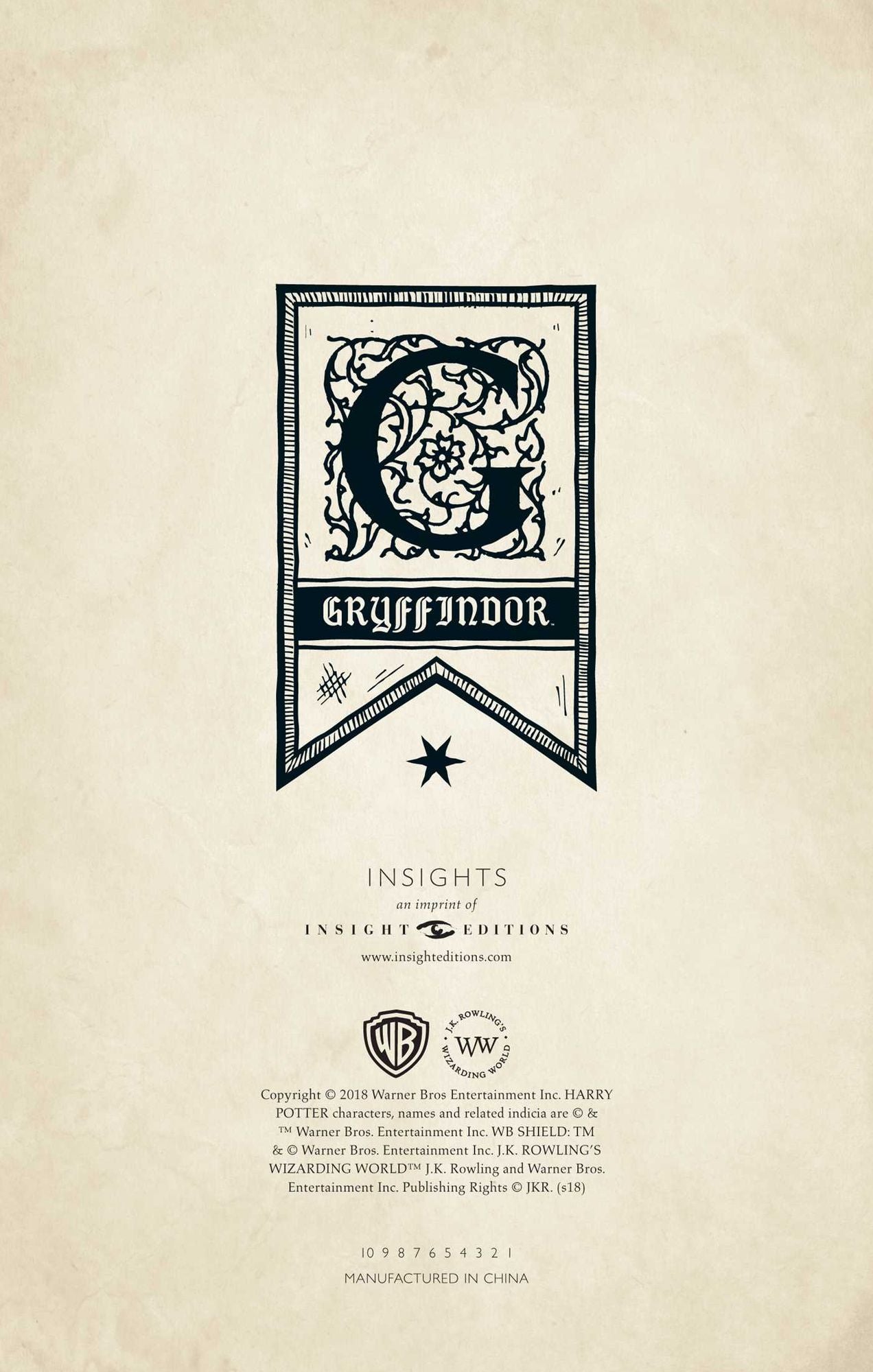 Harry Potter Gryffindor Bound Ruled Journal