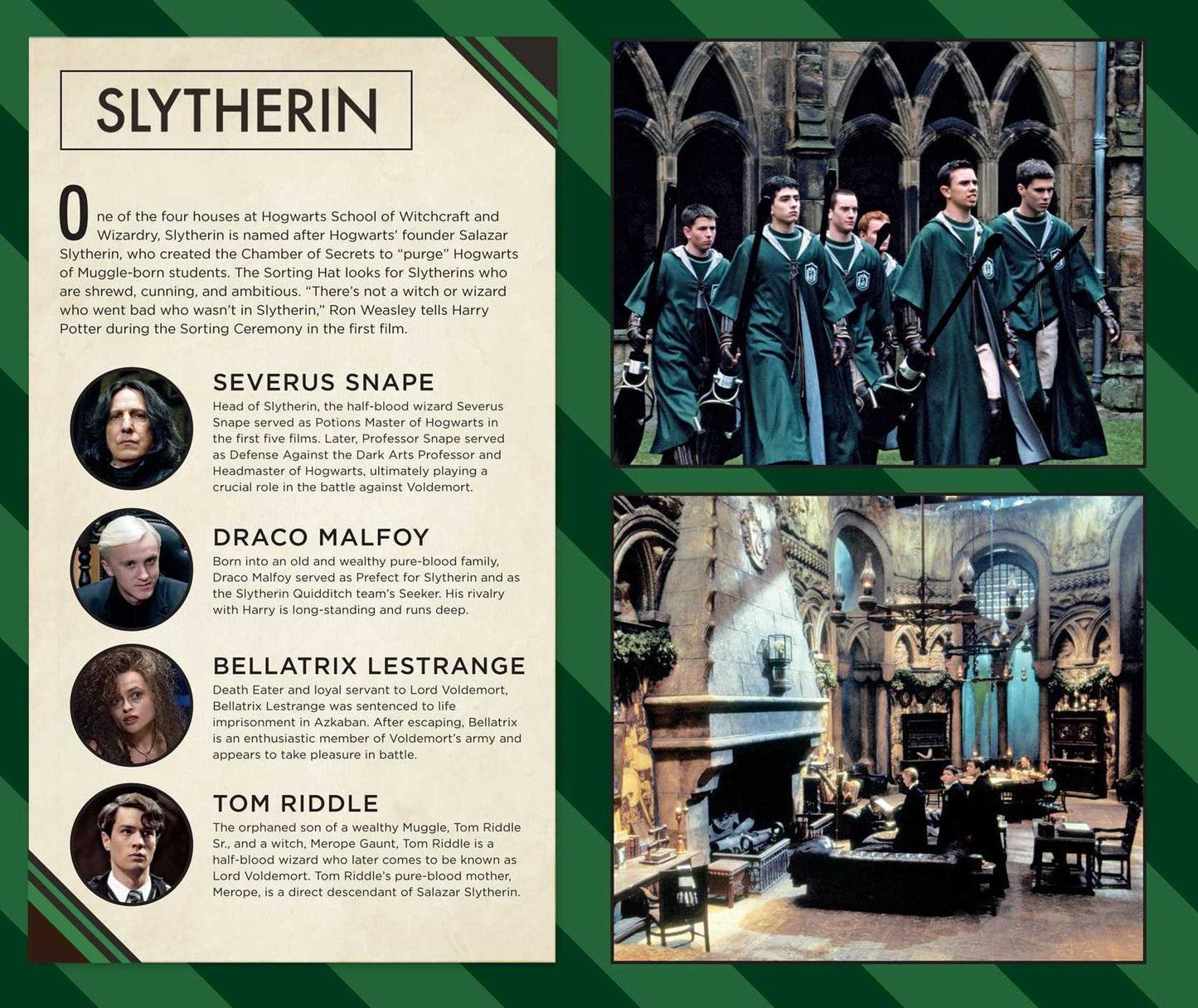 Harry Potter Slytherin Bound Ruled Journal