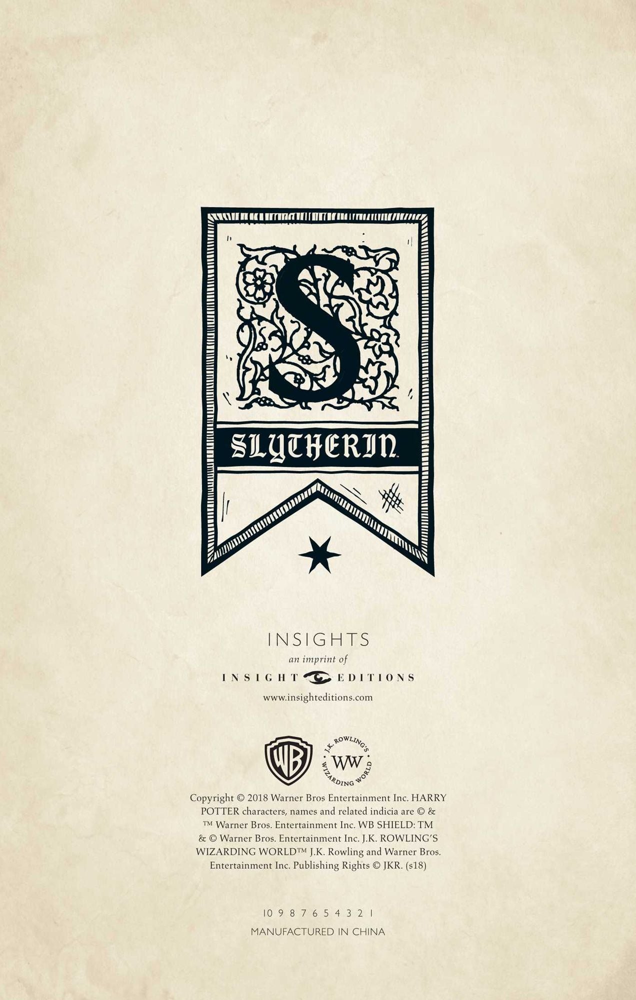 Harry Potter Slytherin Bound Ruled Journal