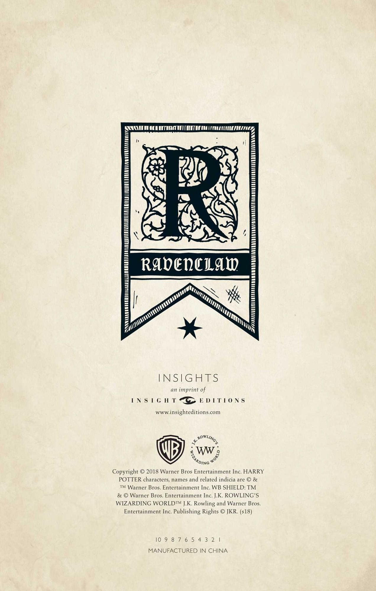 Harry Potter Ravenclaw Bound Ruled Journal