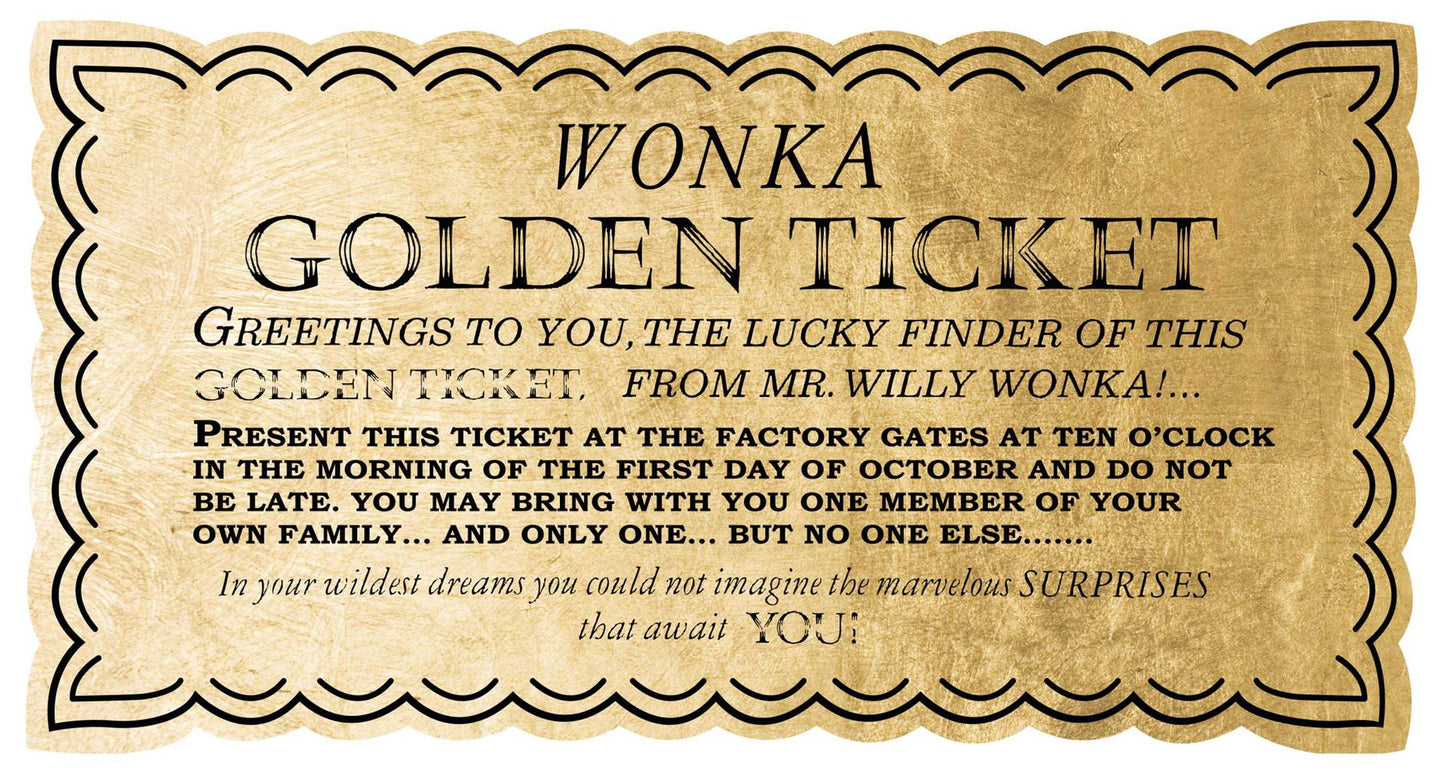 Willy Wonka Hardcover Ruled Journal