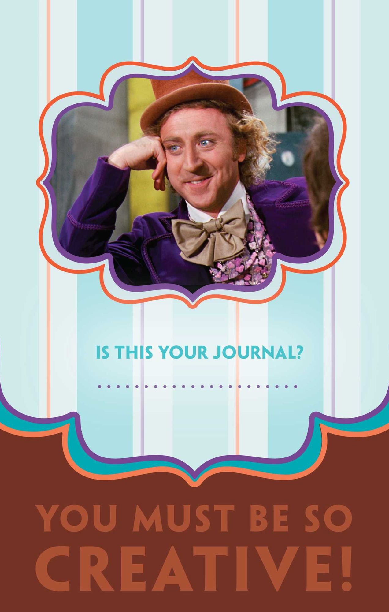 Willy Wonka Hardcover Ruled Journal