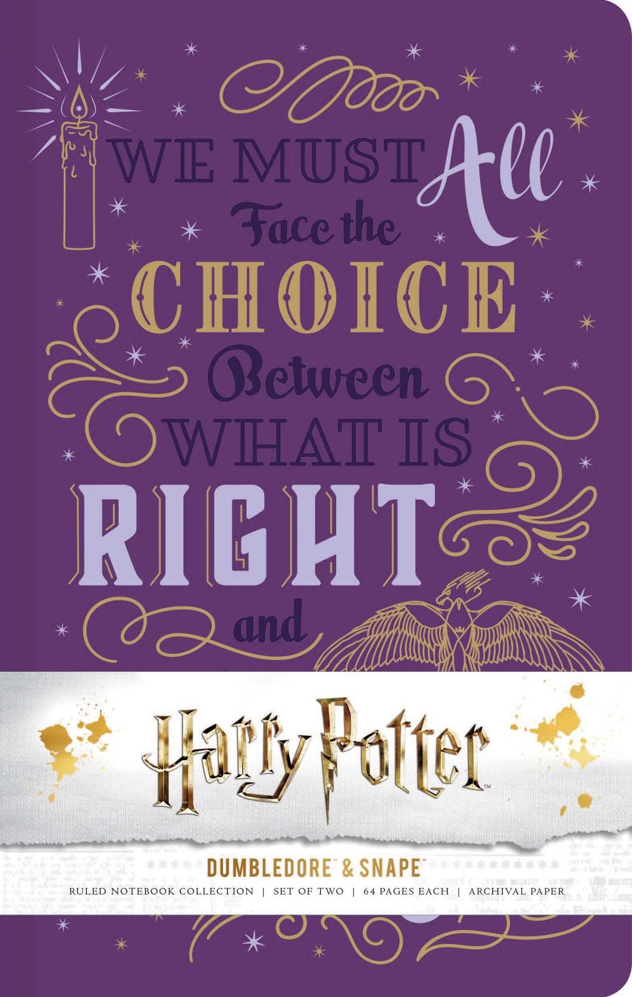 Harry Potter: Character Notebook Collection (Set of 2): Dumbledore and Snape