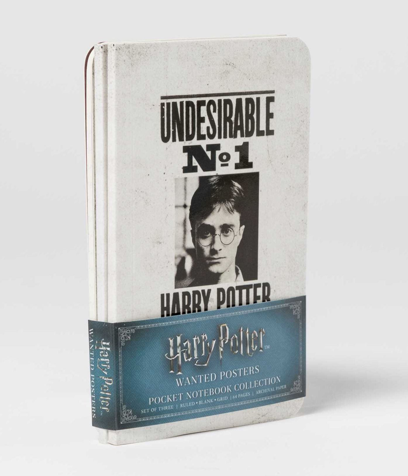 Harry Potter: Wanted Posters Pocket Notebook Collection (Set of 3)