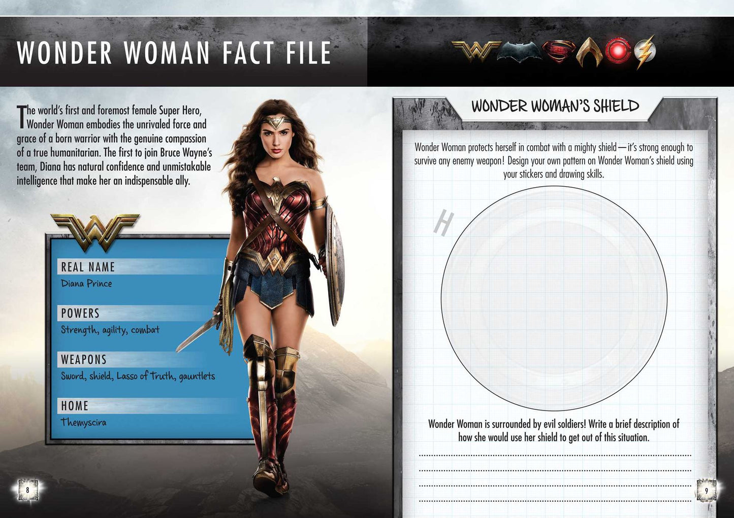 Justice League Mega Sticker Book
