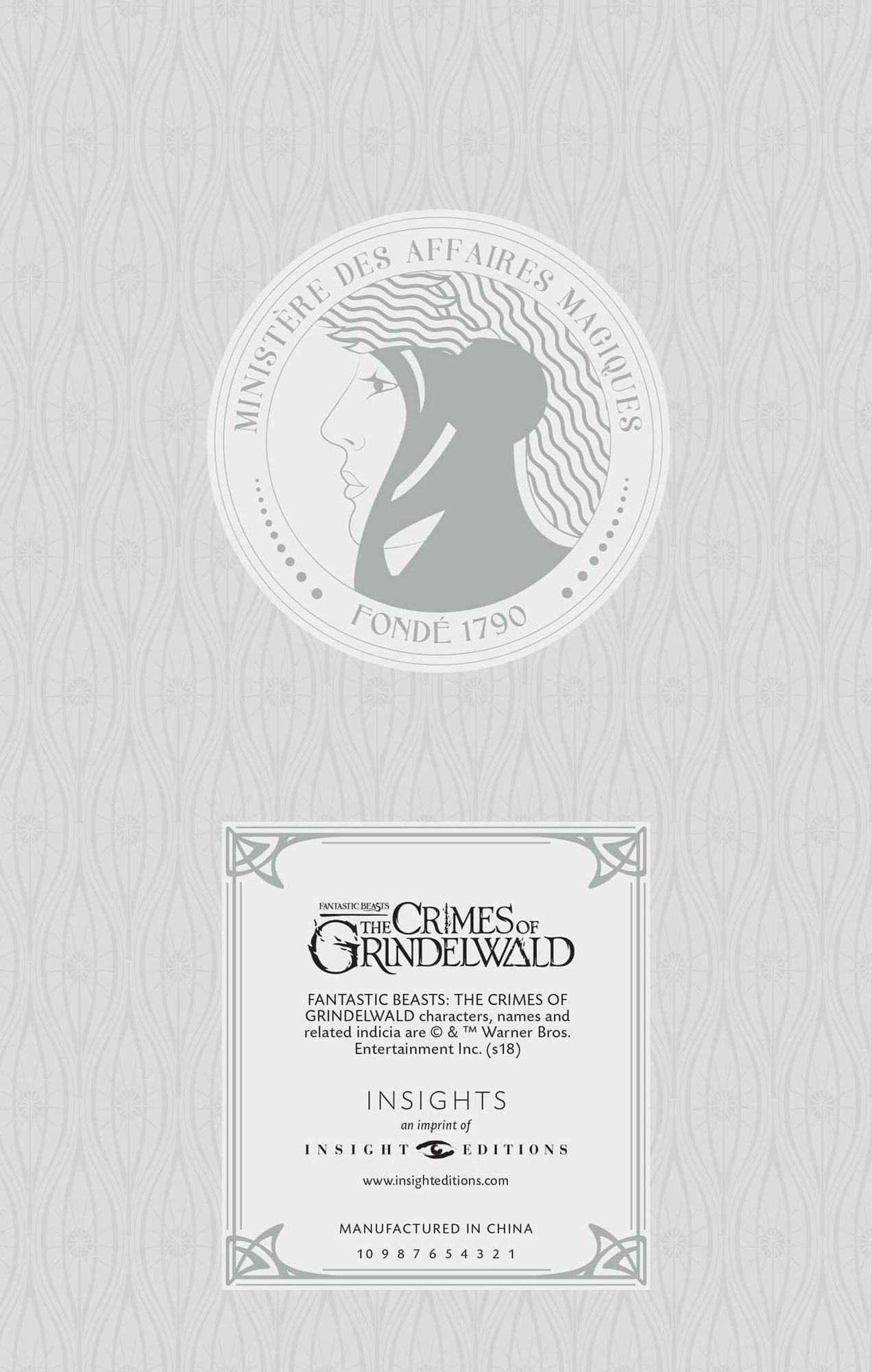 Fantastic Beasts: The Crimes of Grindelwald: MinistÃ¯Â¿Â½re des Affaires Magiques Hardcover Ruled Journal