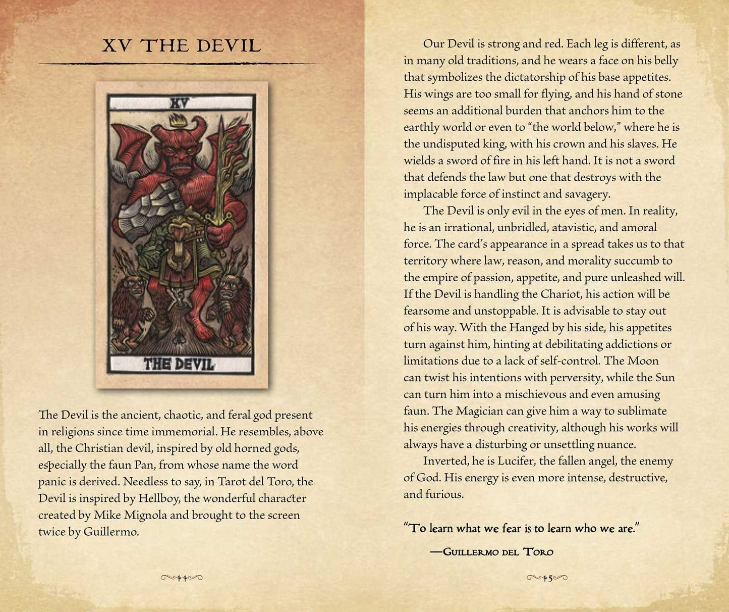 Tarot del Toro: A Tarot Deck and Guidebook Inspired by the World of Guillermo del Toro