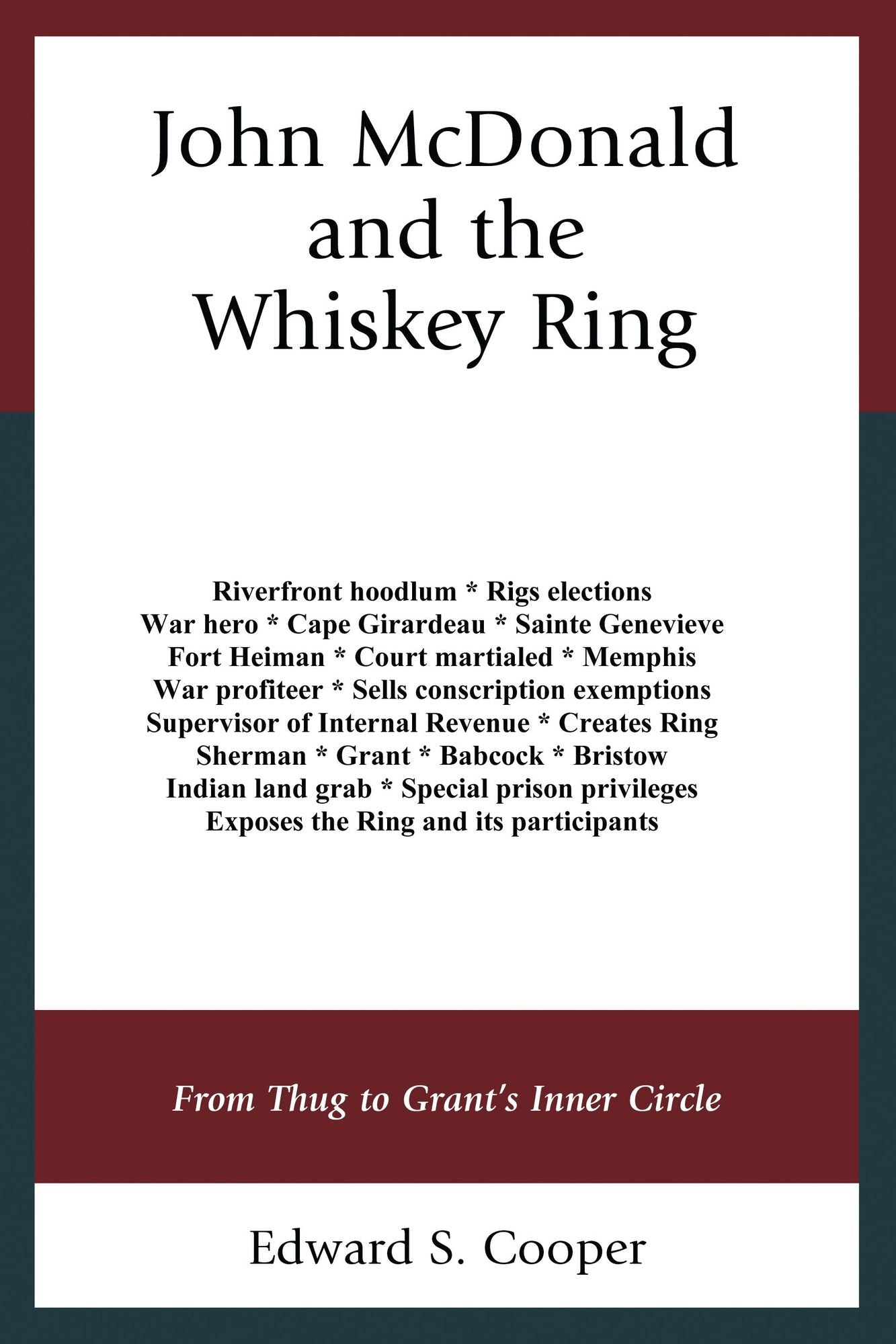 John McDonald and the Whiskey Ring: From Thug to Grant's Inner Circle