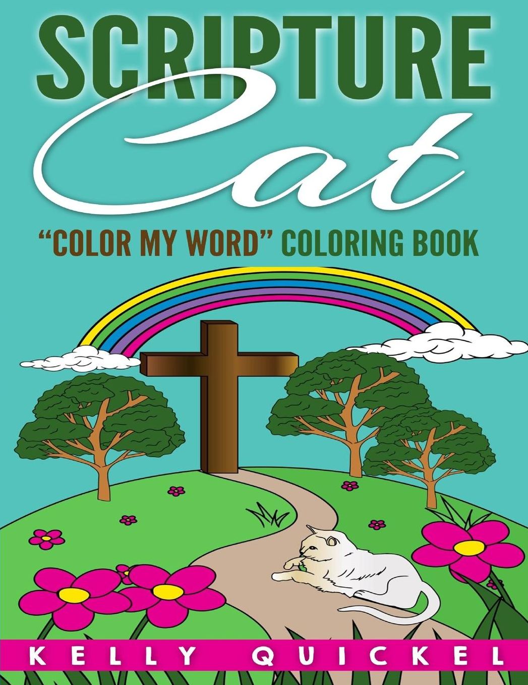 Scripture Cat: "Color My Word" Coloring Book