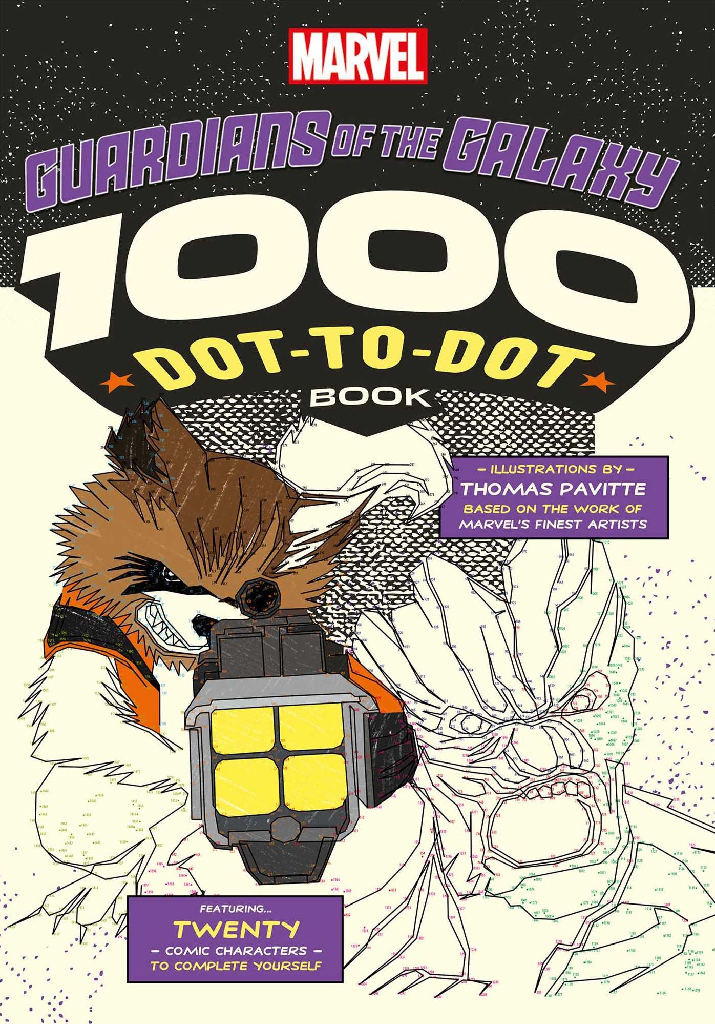 Marvel Guardians of the Galaxy 1000 Dot-to-Dot Book
