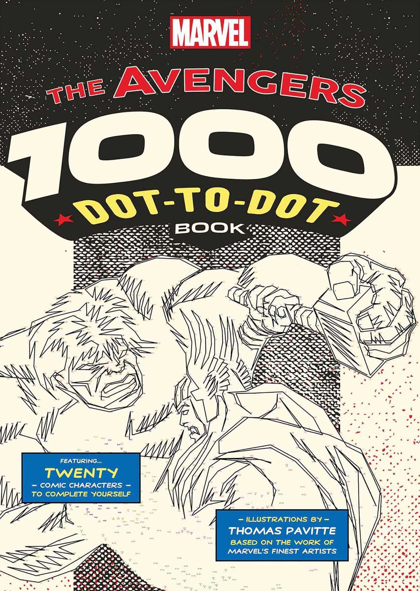 Marvel: Avengers 1000 Dot-to-Dot Book