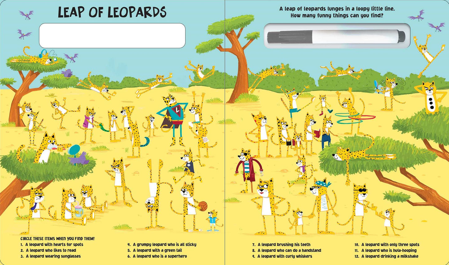 Never-Ending Activity Book: A Leap of Leopards