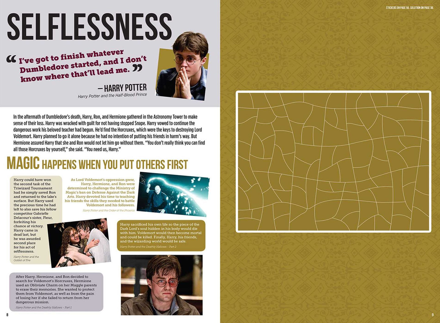 Harry Potter Sticker Art Puzzles