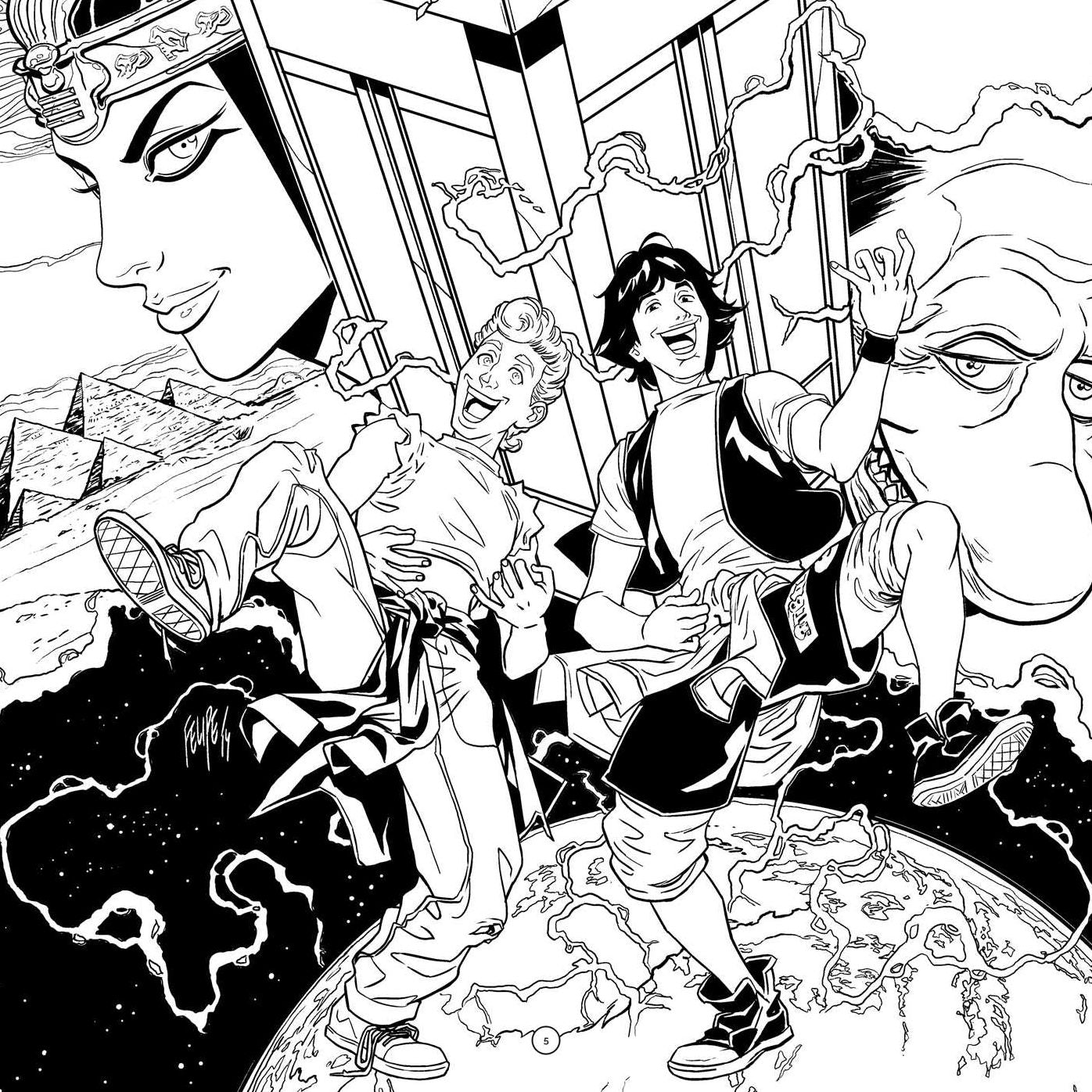 Bill & Ted's Most Excellent Coloring Book