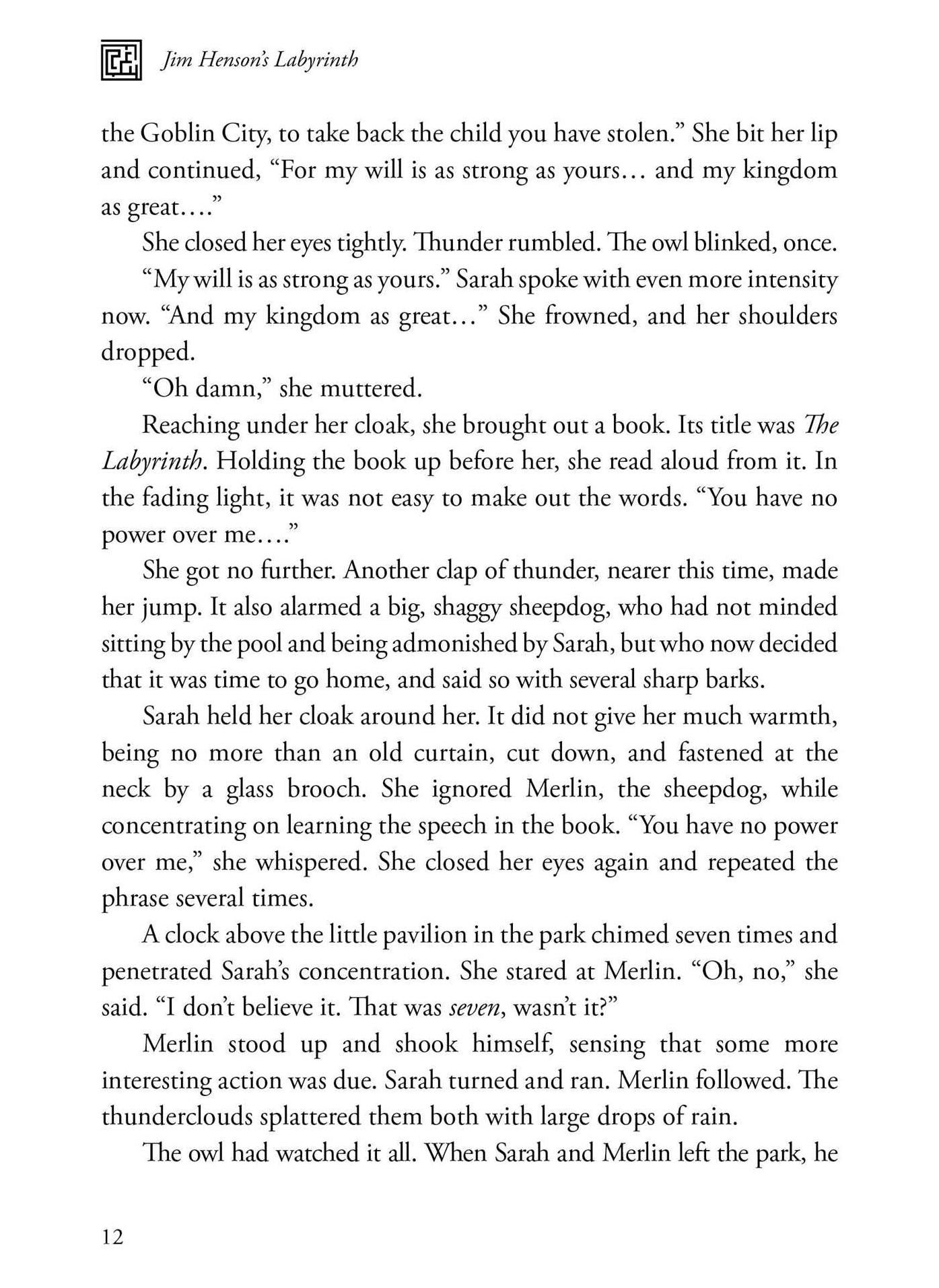 Jim Henson's Labyrinth: The Novelization