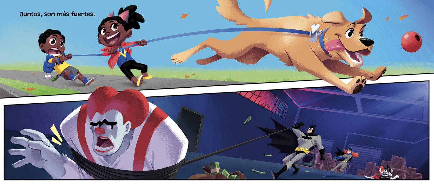 Batman y Batgirl unidos: un libro sobre el trabajo en equipo