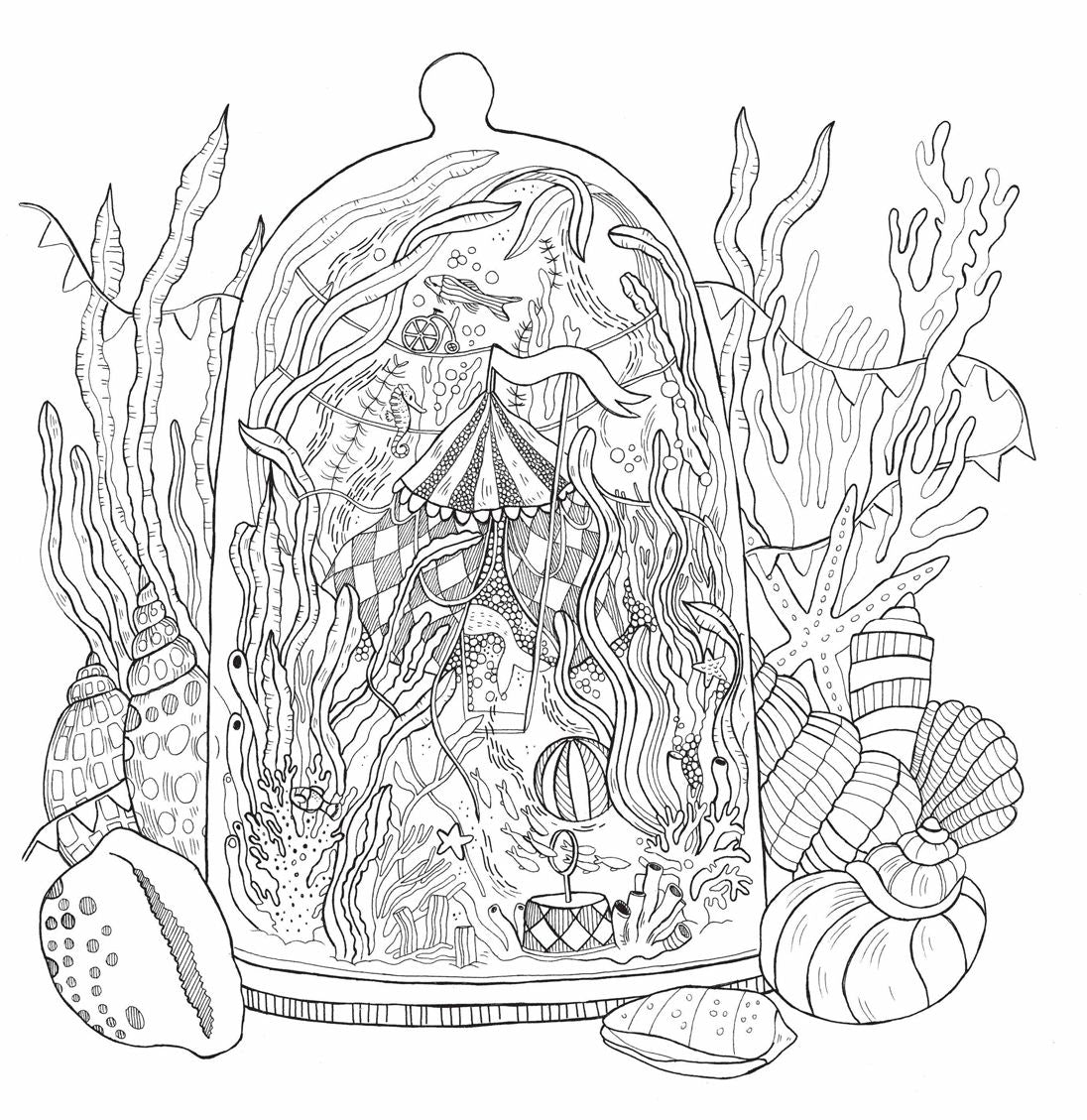 Dreamland: Coloring Whimsical Worlds