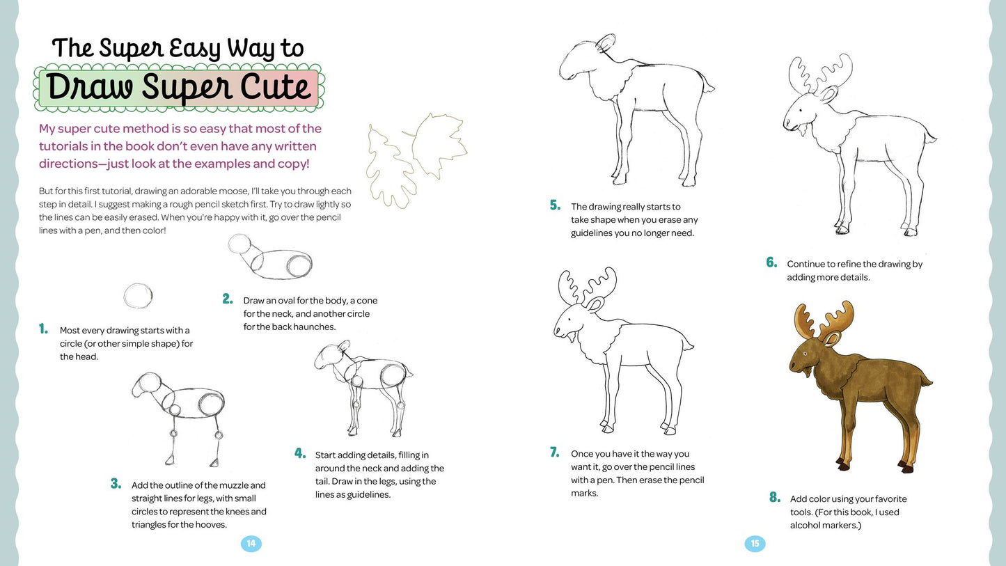 How to Draw Super Cute: Adorable Stuff Step by Step
