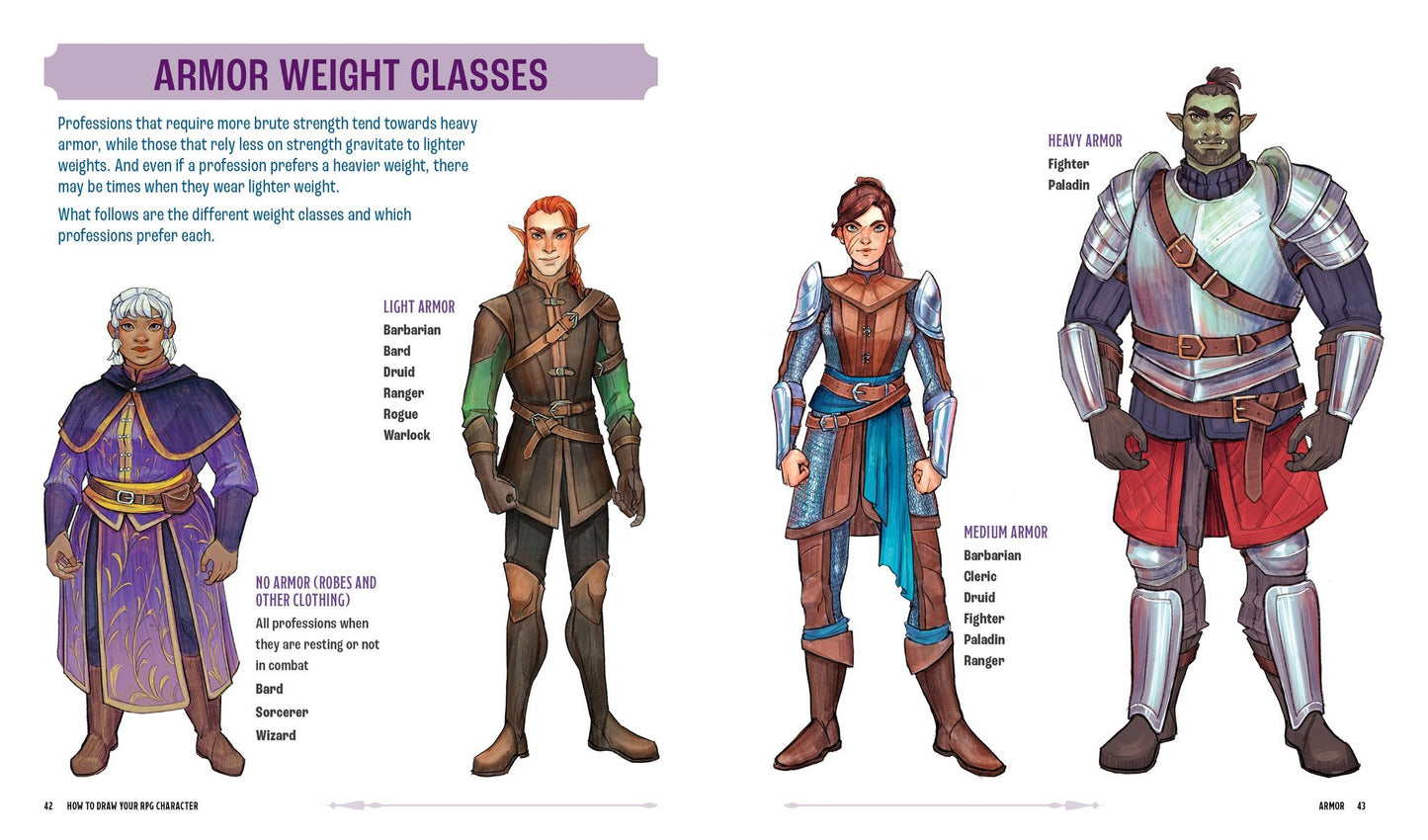 How to Draw Your RPG Character: Armor, Weaponry & Creature Companions: Customize Your Fantasy Character Step by Step
