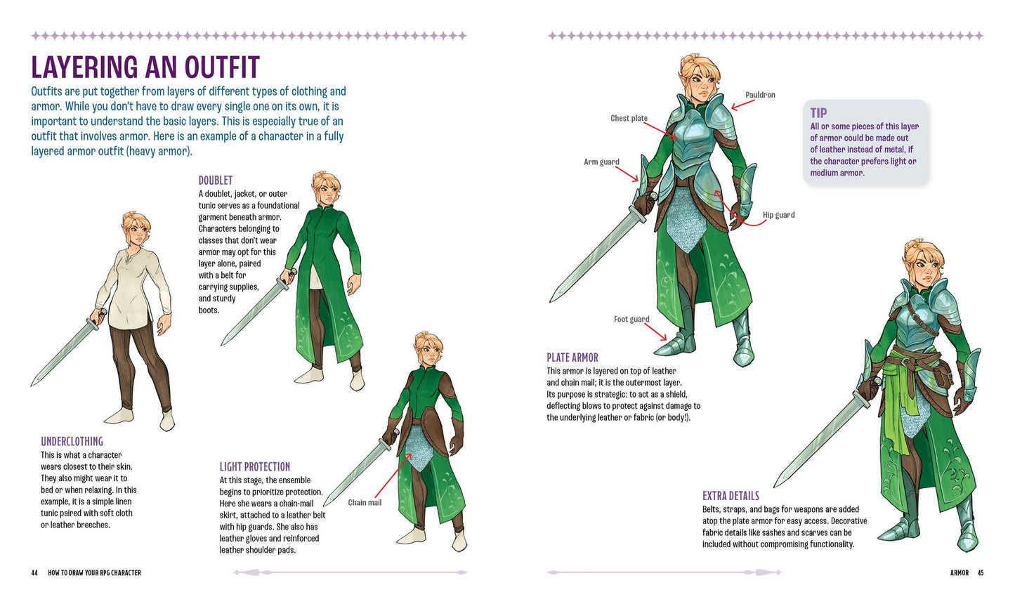 How to Draw Your RPG Character: Armor, Weaponry & Creature Companions: Customize Your Fantasy Character Step by Step