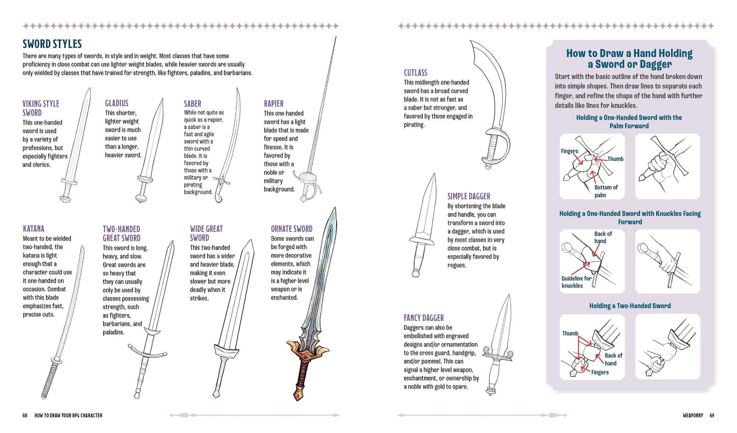 How to Draw Your RPG Character: Armor, Weaponry & Creature Companions: Customize Your Fantasy Character Step by Step