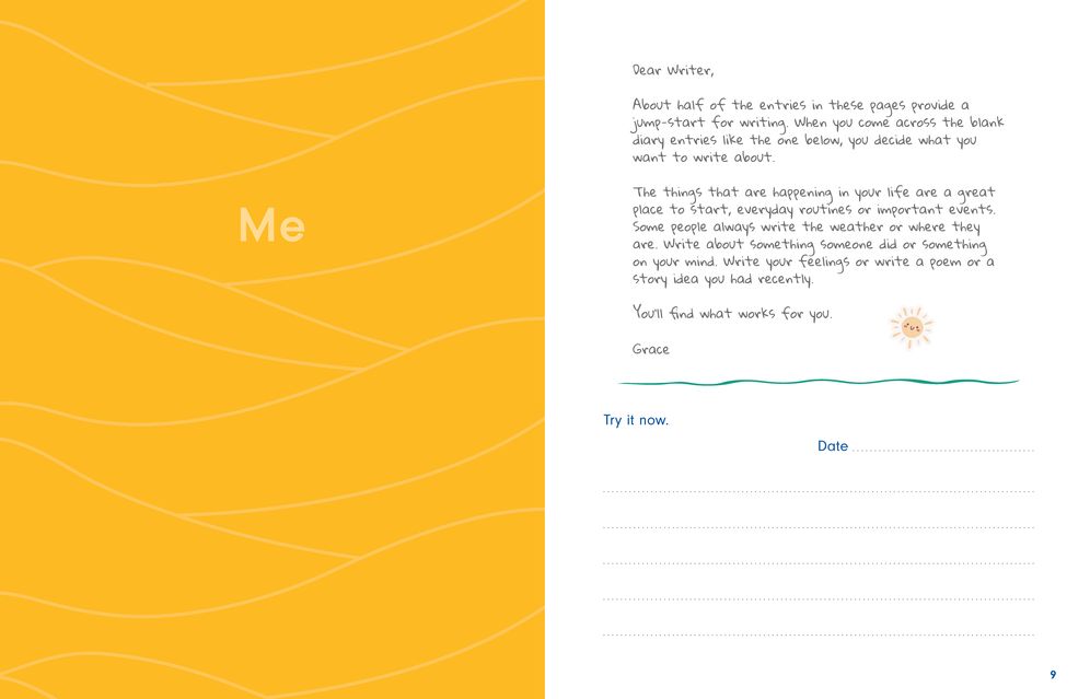 Oasis Pages: Guided Journey for Young Writers: Captivating Questions, Self-Expression Prompts, and Advice for Daily Writing