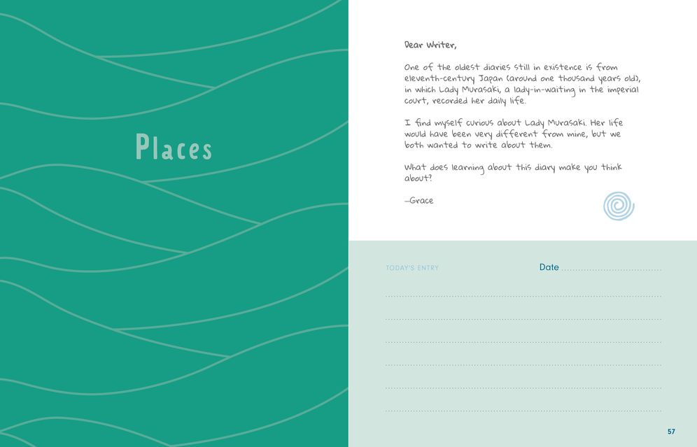 Oasis Pages: Guided Journey for Young Writers: Captivating Questions, Self-Expression Prompts, and Advice for Daily Writing