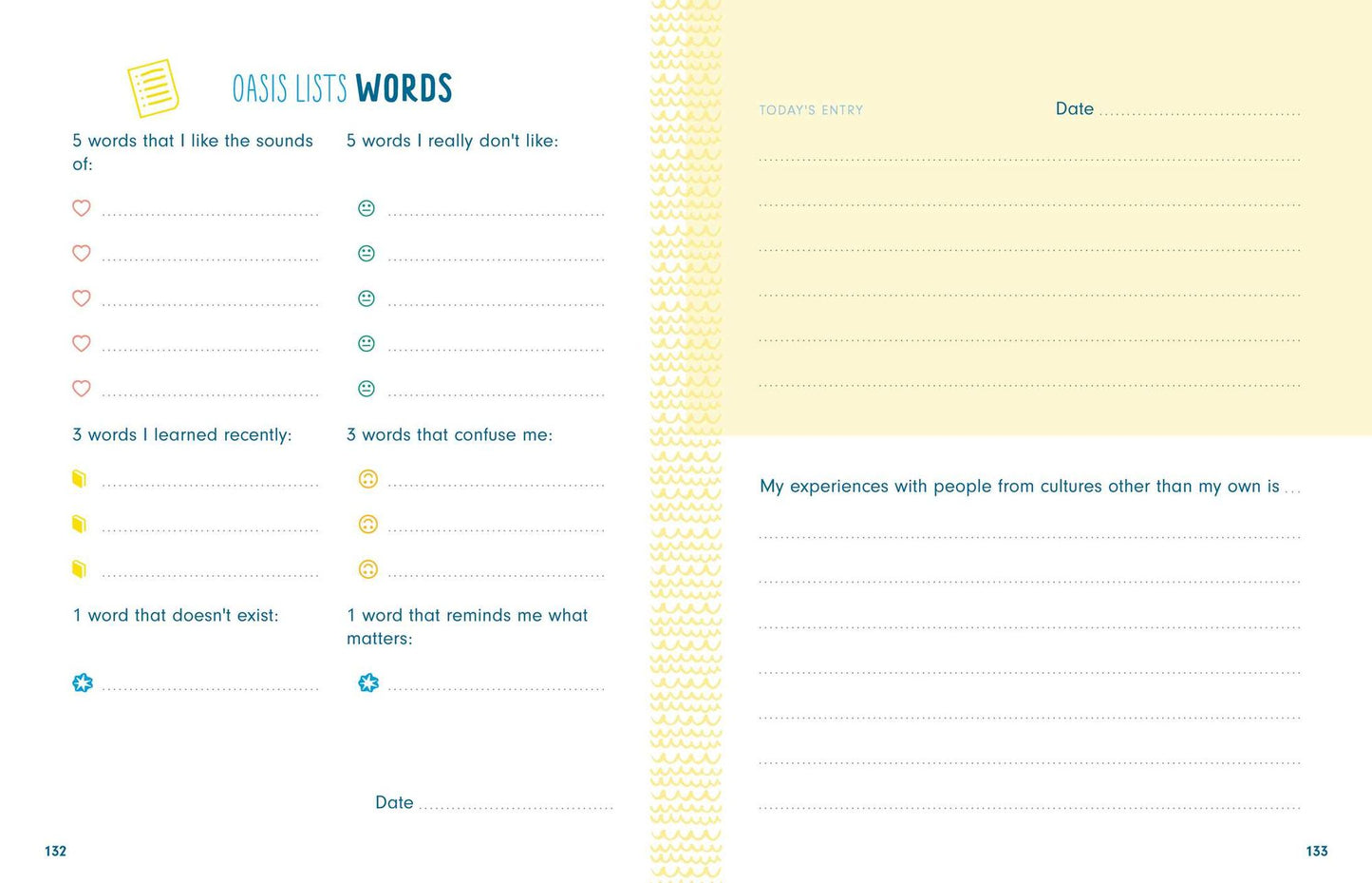 Oasis Pages: Guided Journey for Young Writers: Captivating Questions, Self-Expression Prompts, and Advice for Daily Writing