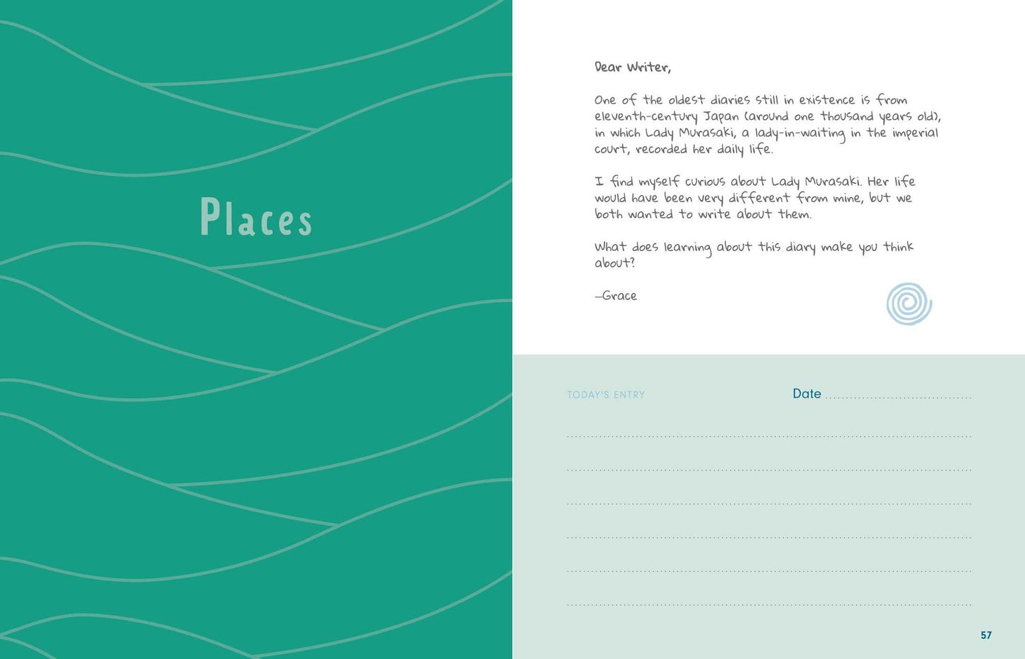 Oasis Pages: Guided Journey for Young Writers: Captivating Questions, Self-Expression Prompts, and Advice for Daily Writing
