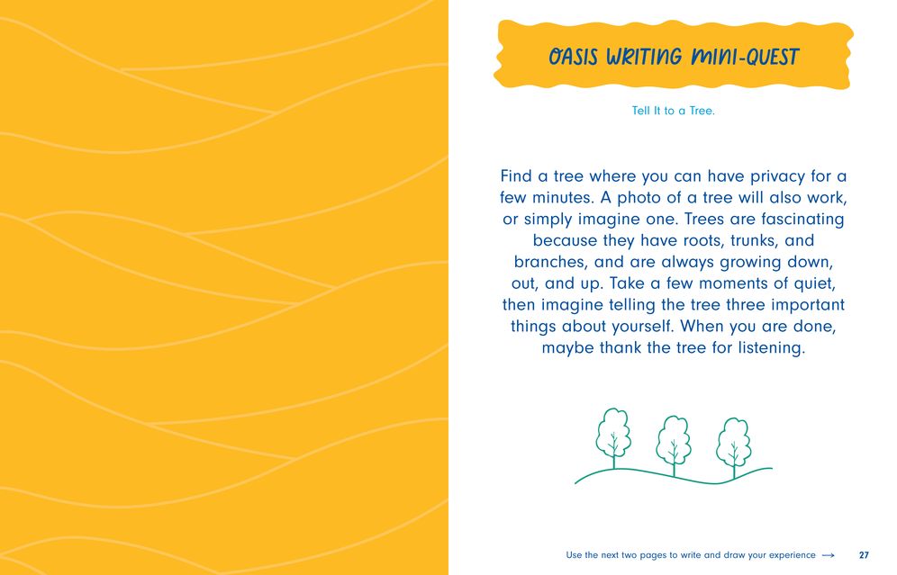 Oasis Pages: Guided Journey for Young Writers: Captivating Questions, Self-Expression Prompts, and Advice for Daily Writing