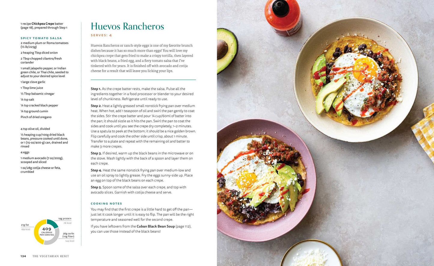 The Vegetarian Reset: 75 Low-Carb, Plant-Forward Recipes from Around the World