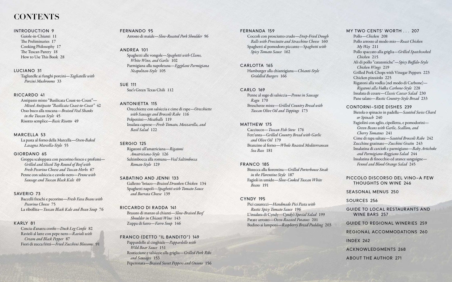 20 Amici - 40 Ricette: Friends and Food from the Heart of Chianti