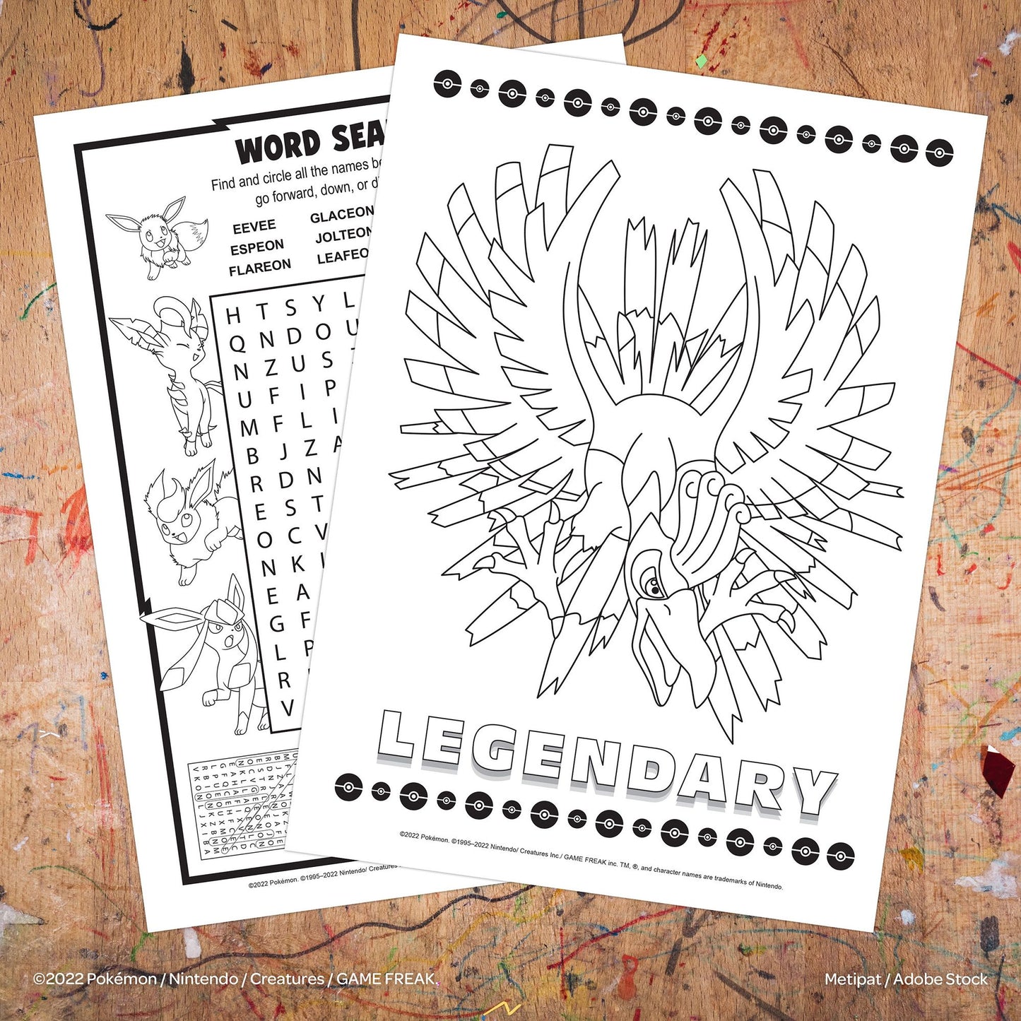 Pokemon Color Book with Crayons