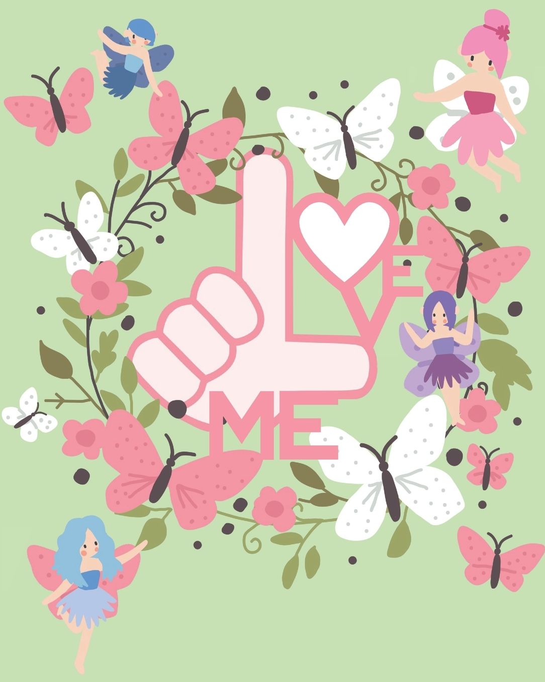 Skip Beat Love Me Notebook: fairies and butterflies - a Skip Beat Lovers Dot Grid Bullet Diary and beautifully designed for your everyday pleasure