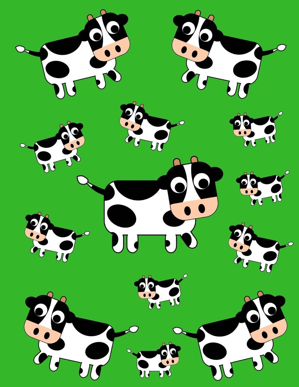 I Love Cows Journal Notebook Planner Memo Book Diary 8.5 X 11 (200 Pages): Cow Journal, Cow Notebook, Cow Planner, I Love Cows