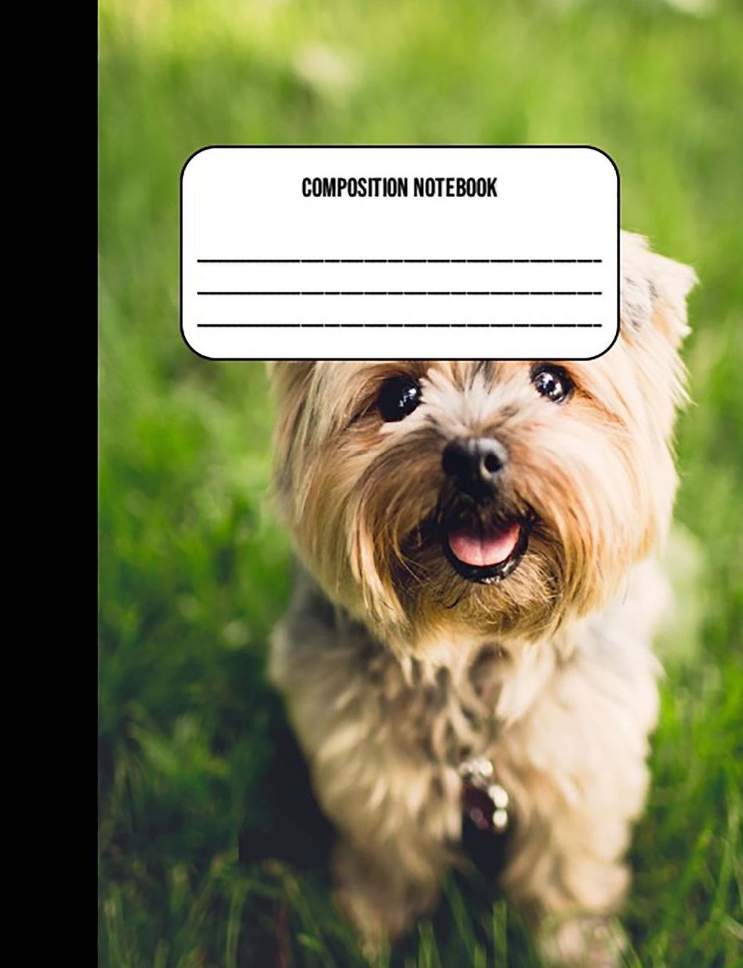 Composition Notebook: Puppy 100 Ruled Pages (7.44 X 9.69) Back to School