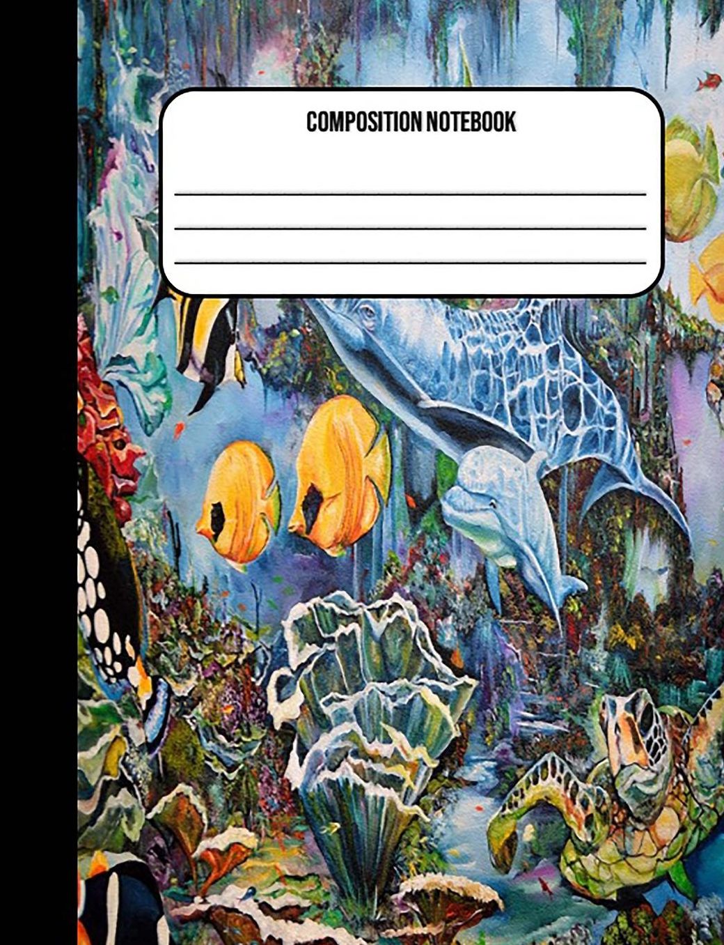 Composition Notebook: Ocean 100 Ruled Pages (7.44 X 9.69)