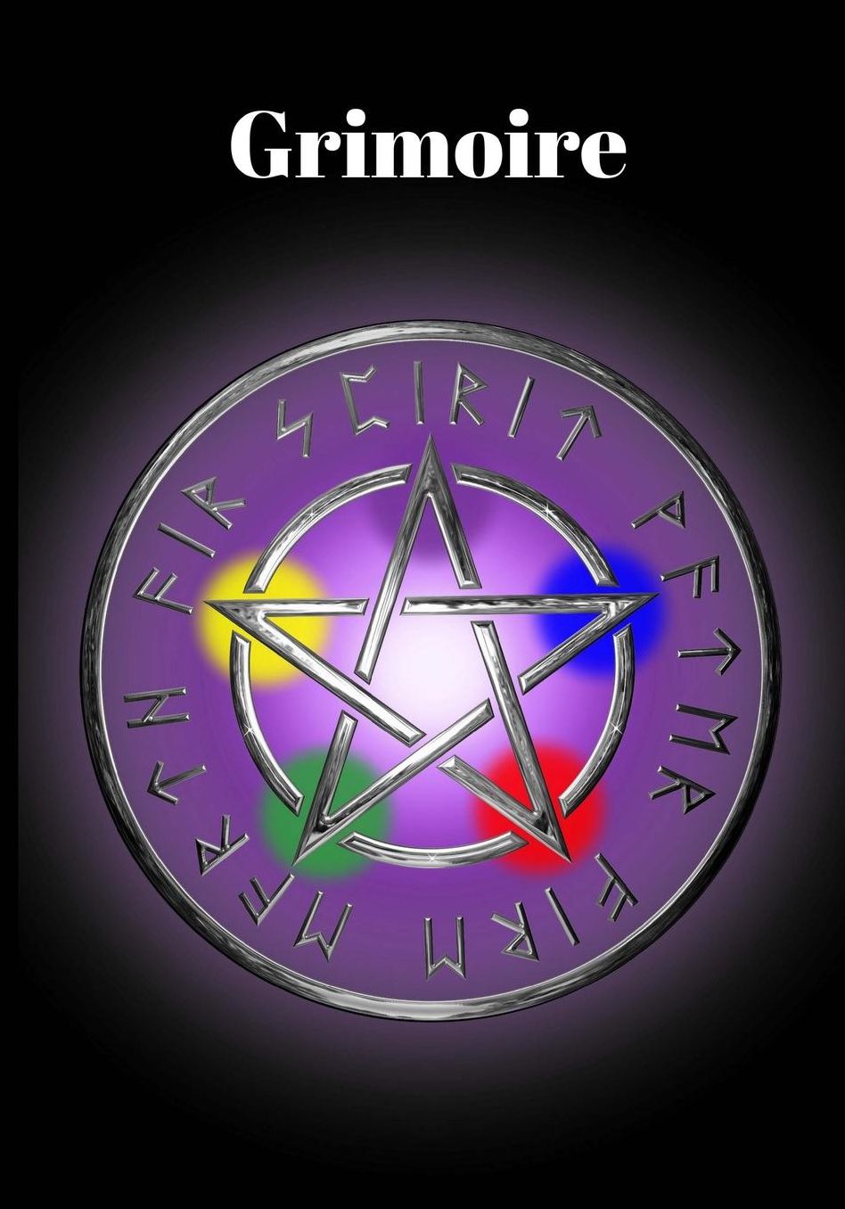 Grimoire: Magic Book of Shadows Blank Spell Book. Notebook/Journal for Spellcasting, New Age, Ritual Grimoire for Wiccans, Witche/Druids 7 X 10 and 200 Pages of Prompt Pages with Moon and Other Sections
