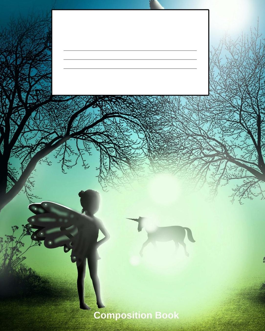 Composition Book: Mystical Lands, College Lined, 8 X 10 110 Paged Composition Book, Notebook