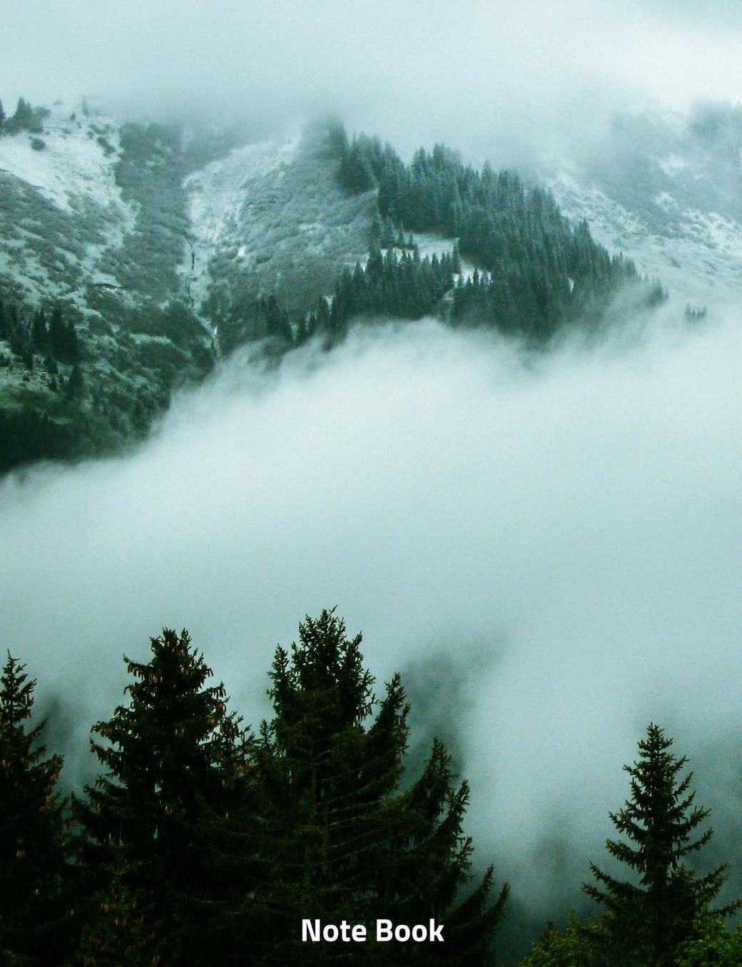 Note Book: The Alpine Mountains, Notebook, Wide Lined, 200 Paged 7.44 X 9.69, Alpine, Mountains