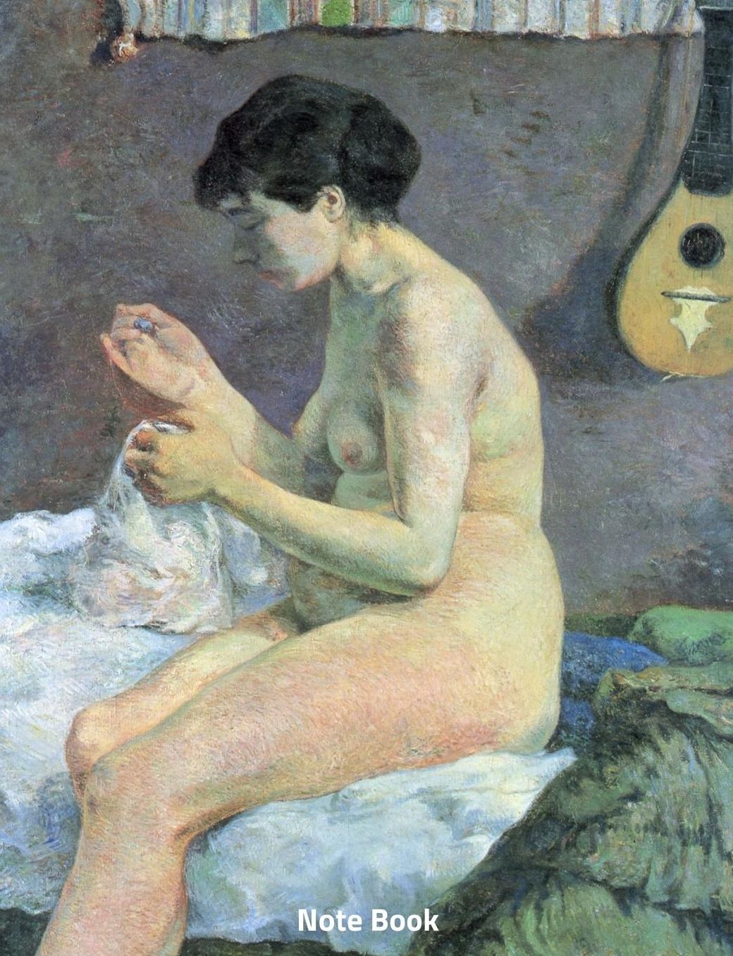 Note Book: The Sewing Nude, Notebook, Wide Lined, 200 Paged 7.44 X 9.69, Paul Gaugain
