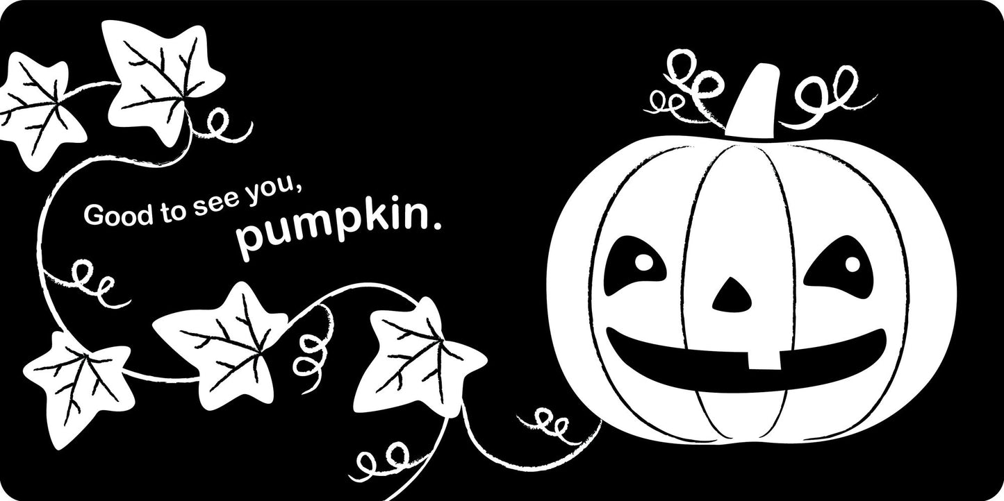Booook! A Spooky High-Contrast Book: Halloween High-Contrast Baby Board Book
