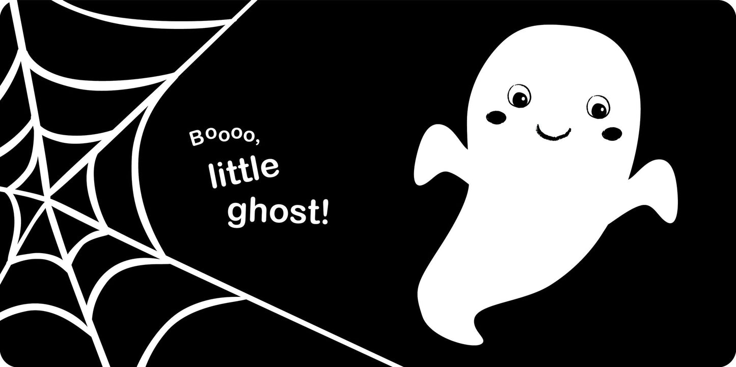 Booook! A Spooky High-Contrast Book: Halloween High-Contrast Baby Board Book