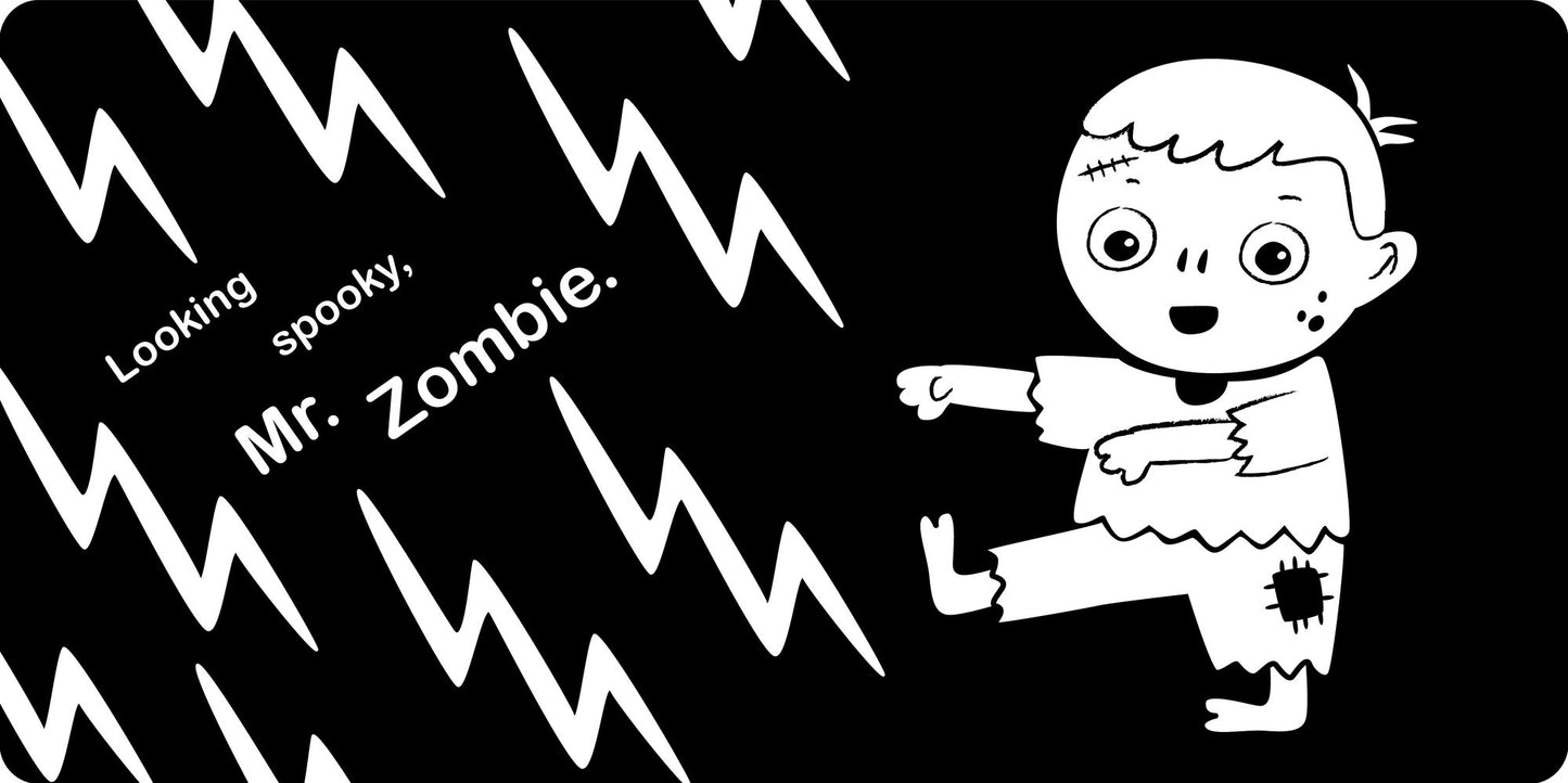 Booook! A Spooky High-Contrast Book: Halloween High-Contrast Baby Board Book
