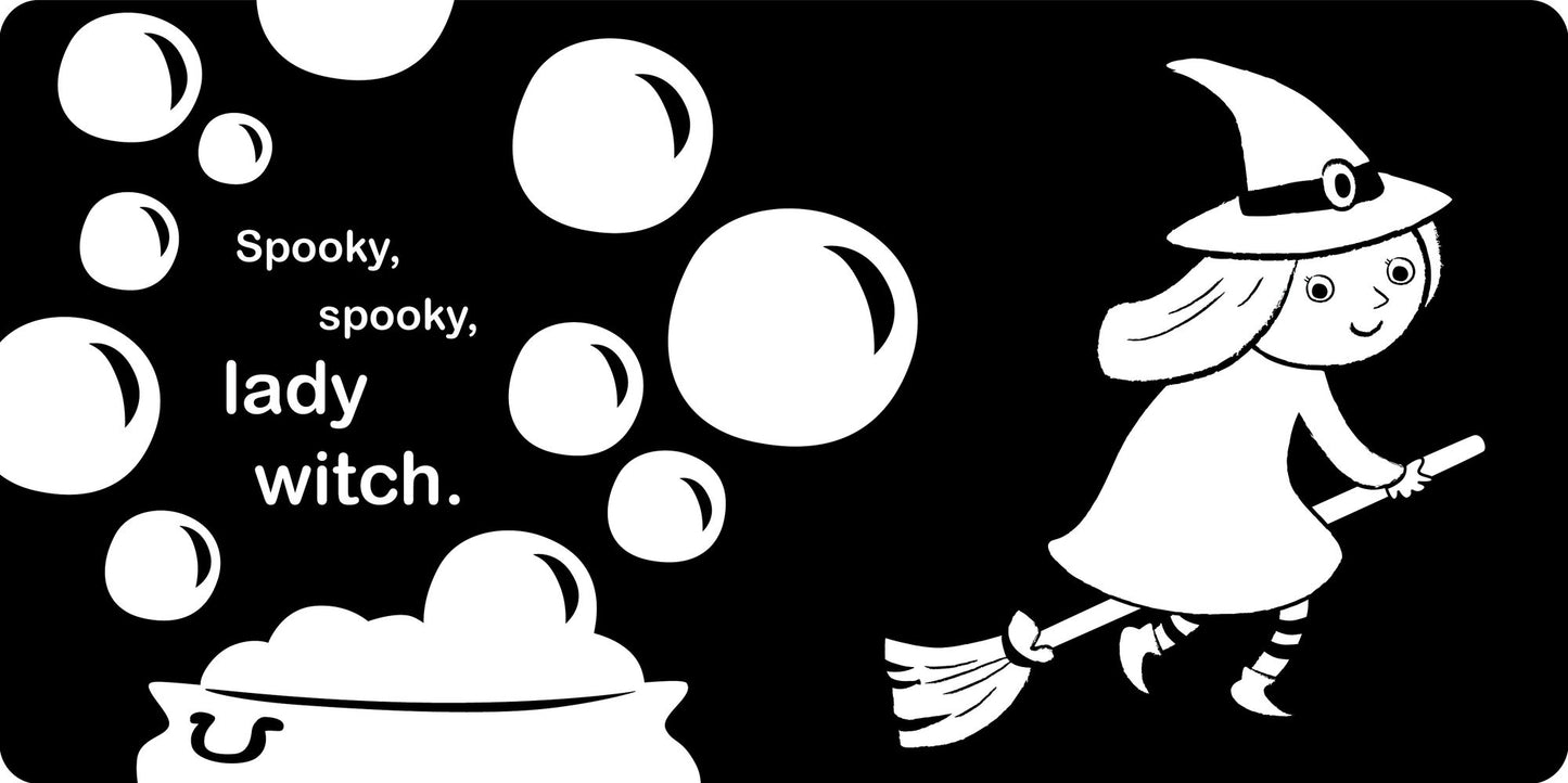 Booook! A Spooky High-Contrast Book: Halloween High-Contrast Baby Board Book
