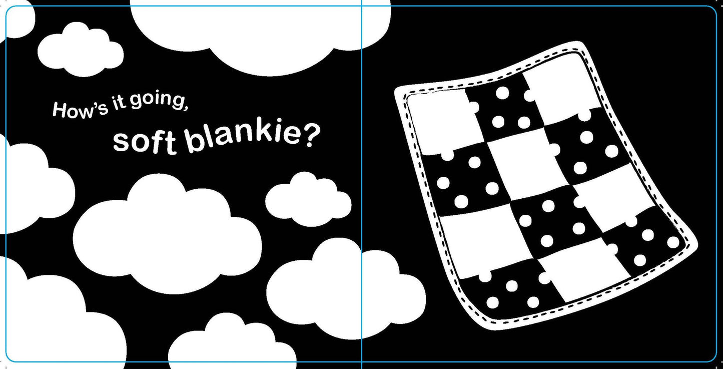 Hello, Bedtime: A Perfect High-Contrast Black-and-White Board Book for a Baby Shower Gift to Newborns and Babies